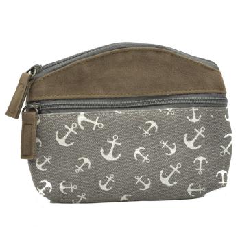Handtasche Patchwork Kosmetiktasche Geldbörse Anker